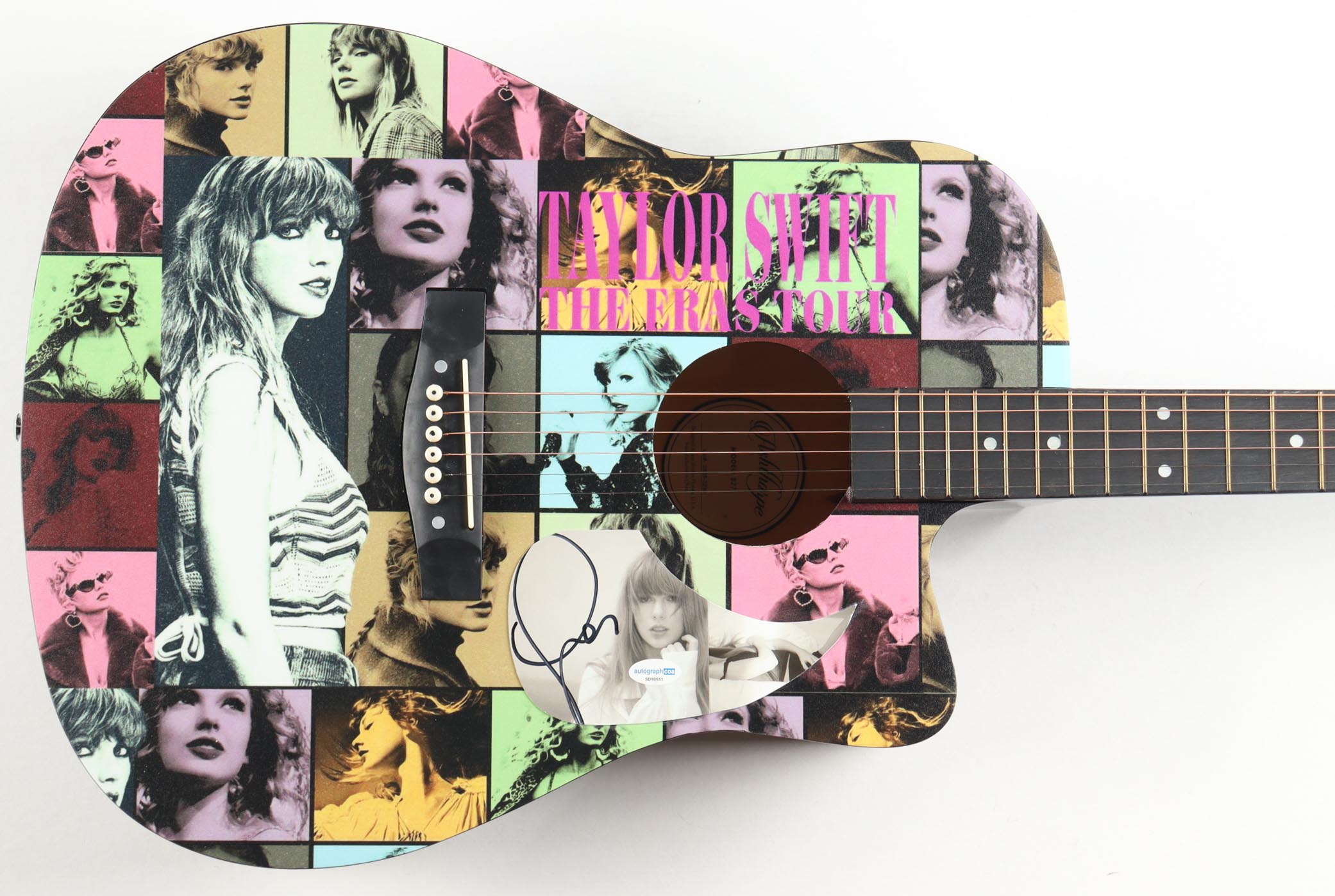 Taylor Swift Signed Guitar Custom Insert Pickguard (ACOA) at PristineAuction.com Taylor Swift Signed Guitar Custom Insert Pickguard (ACOA) at PristineAuction.com