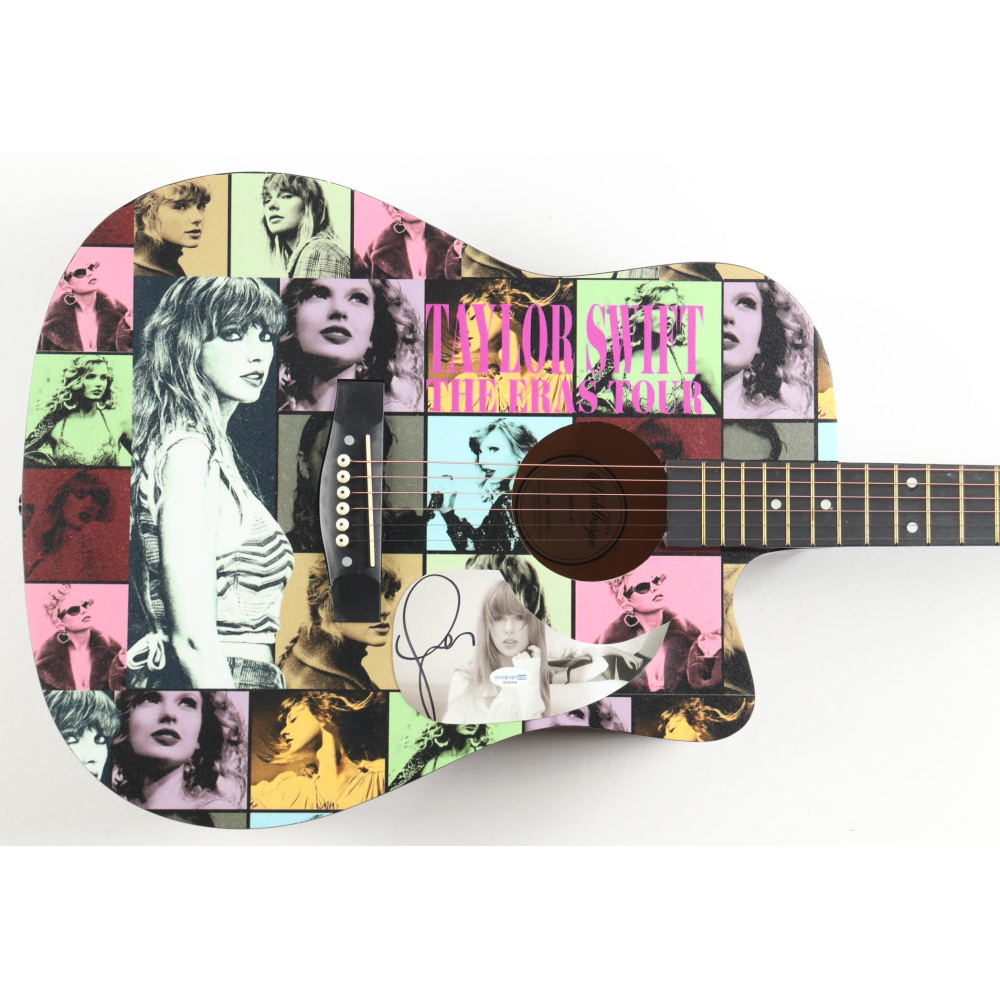 Taylor Swift Signed Guitar Custom Insert Pickguard (ACOA) at PristineAuction.com