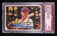 Red Schoendienst Signed 1952 Topps #91 (PSA 2) at PristineAuction.com