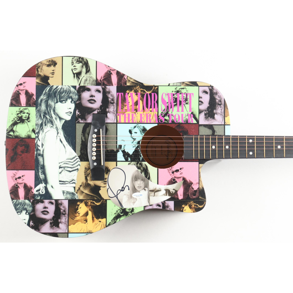 Taylor Swift Signed Guitar Custom Insert Pickguard (ACOA) at PristineAuction.com