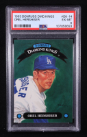 Orel Hershiser 1993 Donruss Diamond Kings #DK14 (PSA 6) at PristineAuction.com