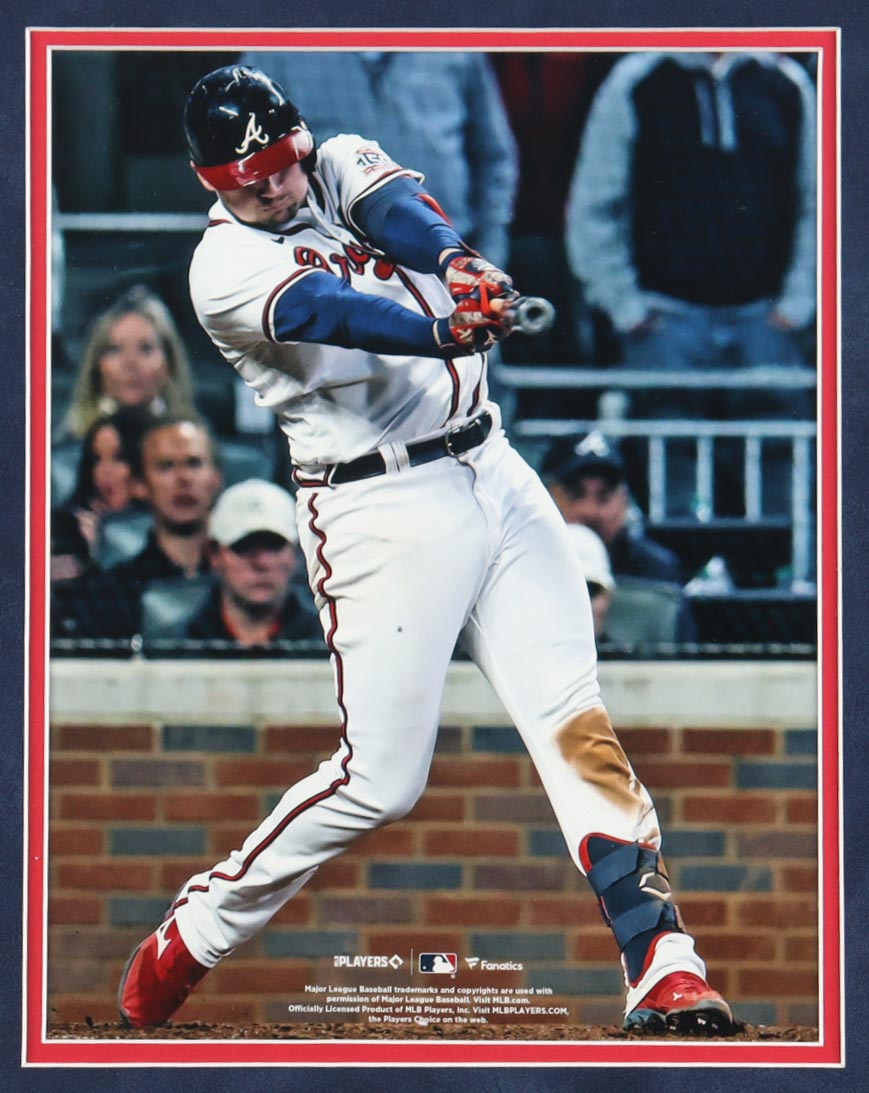 Austin Riley Signed Custom Framed Jersey Display with Photos Inscribed "For the A!" & "21 WS Champs" (MLB & Fanatics) at PristineAuction.com Austin Riley Signed Custom Framed Jersey Display with Photos Inscribed "For the A!" & "21 WS Champs" (MLB & Fanatics) at PristineAuction.com