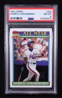 Darryl Strawbery 1991 Topps #402 AS (PSA 8) at PristineAuction.com