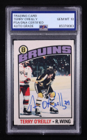 Terry O'Reilly Signed 1976 O-Pee-Chee #130 (PSA | Autograph Graded PSA 10) at PristineAuction.com