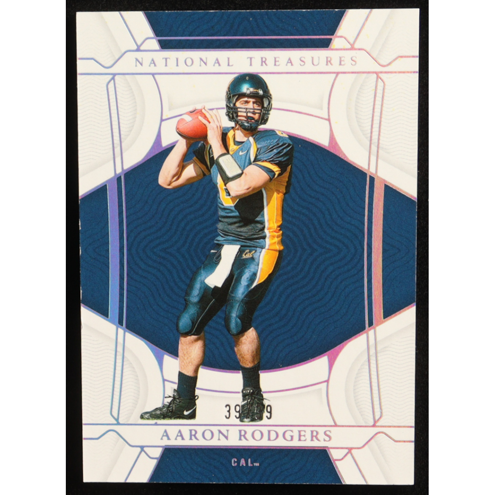 Aaron Rodgers 2022 Panini National Treasures Collegiate Silver #2 #39/39 at PristineAuction.com