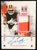 Jerry Jeudy 2025 Panini Impeccable Elegance Veteran Patch Autographs Silver #11 #10/35 at PristineAuction.com