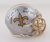 Willie Roaf Signed Saints Flash Alternate Speed Mini Helmet Inscribed "HOF 2012" (PSA) at PristineAuction.com