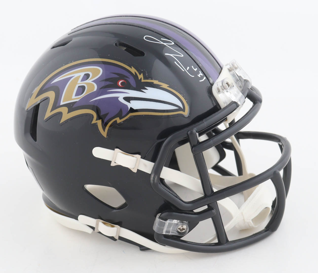Jamal Lewis Signed Ravens Speed Mini Helmet (Beckett) at PristineAuction.com Jamal Lewis Signed Ravens Speed Mini Helmet (Beckett) at PristineAuction.com