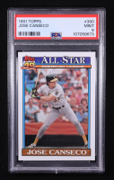 Jose Canseco 1991 Topps #390 AS (PSA 9) at PristineAuction.com