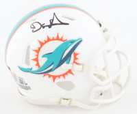 De'Von Achane Signed Dolphins Speed Mini Helmet (Beckett) at PristineAuction.com