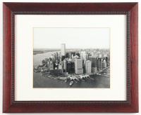 "Manhattan Island" by Serge Lurie Custom Framed Photo at PristineAuction.com