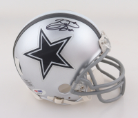 Emmitt Smith Signed Cowboys Mini Helmet (Smith & PSA) at PristineAuction.com