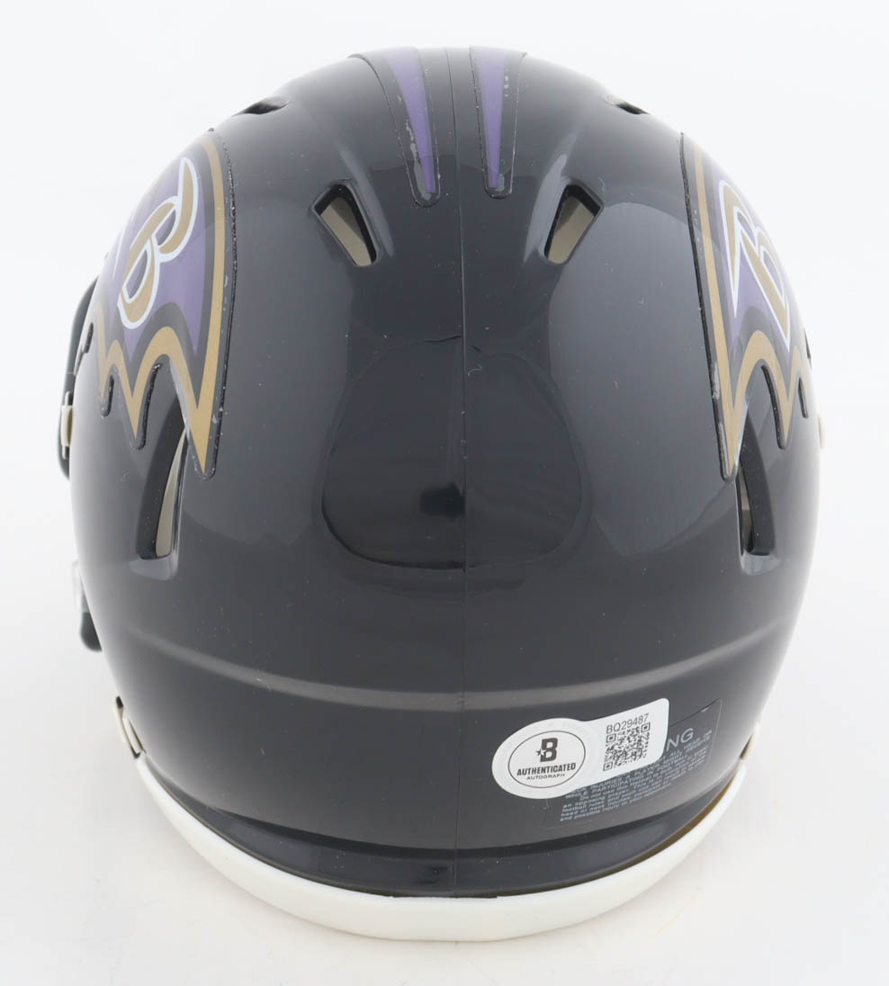 Jamal Lewis Signed Ravens Speed Mini Helmet (Beckett) at PristineAuction.com Jamal Lewis Signed Ravens Speed Mini Helmet (Beckett) at PristineAuction.com