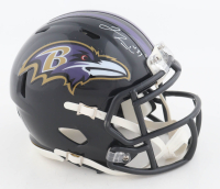 Jamal Lewis Signed Ravens Speed Mini Helmet (Beckett) at PristineAuction.com