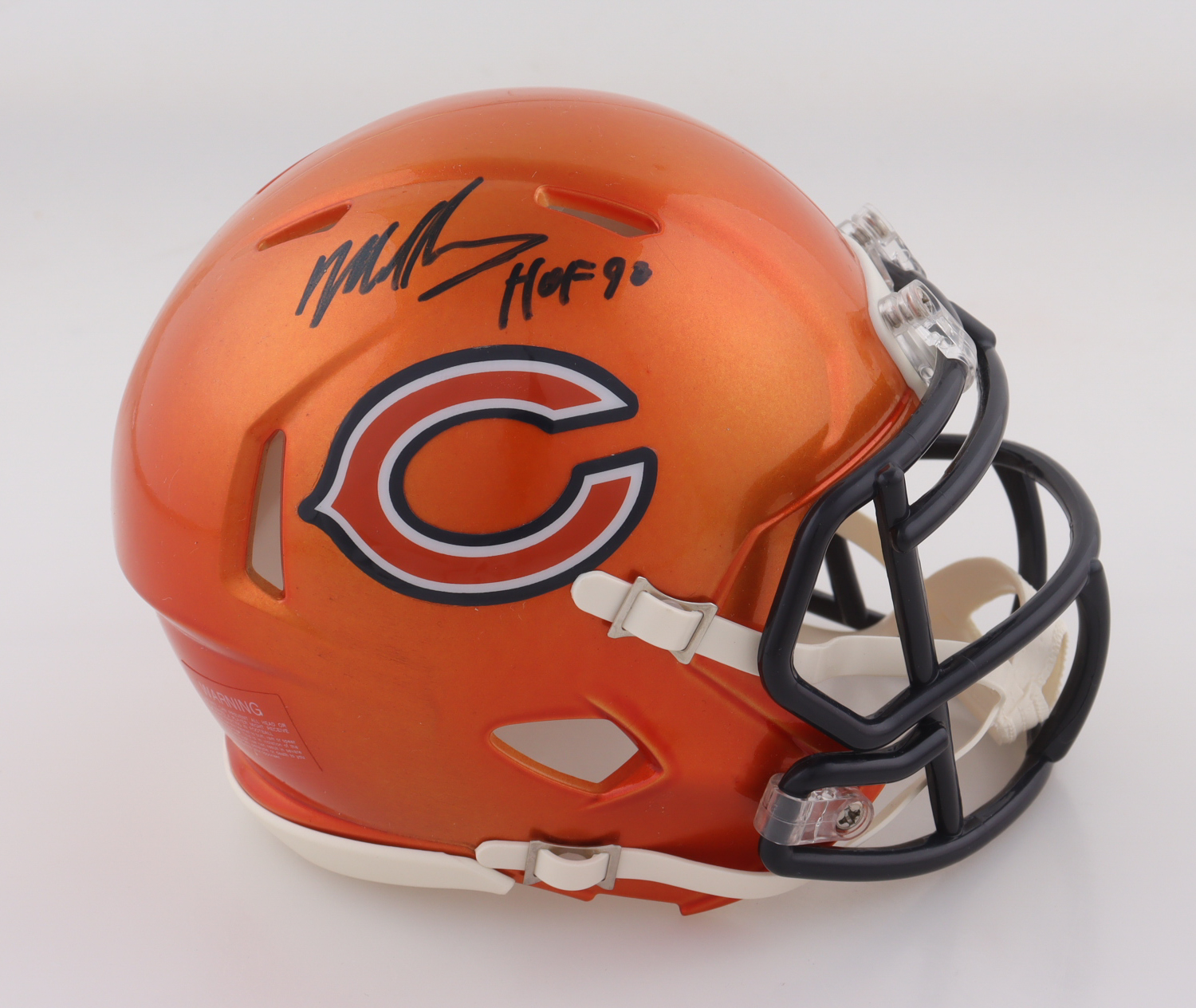 Mike Singletary Signed Bears Flash Alternate Speed Mini Helmet Inscribed "HOF 98" (PSA) at PristineAuction.com Mike Singletary Signed Bears Flash Alternate Speed Mini Helmet Inscribed "HOF 98" (PSA) at PristineAuction.com