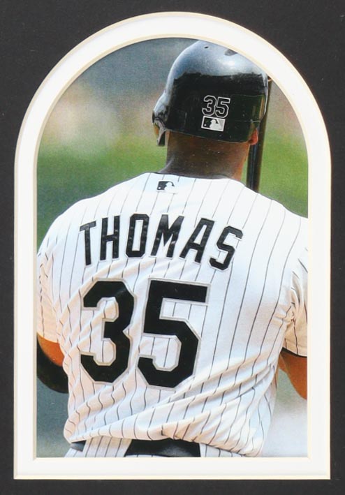 Frank Thomas Signed Custom Framed Jersey Display with Photos (Beckett) at PristineAuction.com Frank Thomas Signed Custom Framed Jersey Display with Photos (Beckett) at PristineAuction.com