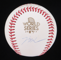 Brian McCann Signed 2017 World Series Logo Baseball (JSA) at PristineAuction.com