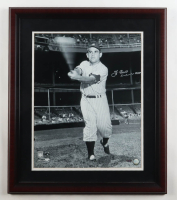 Yogi Berra Signed Yankees Custom Framed Photo Display Inscribed "51-54-58 MVP" (Steiner) at PristineAuction.com