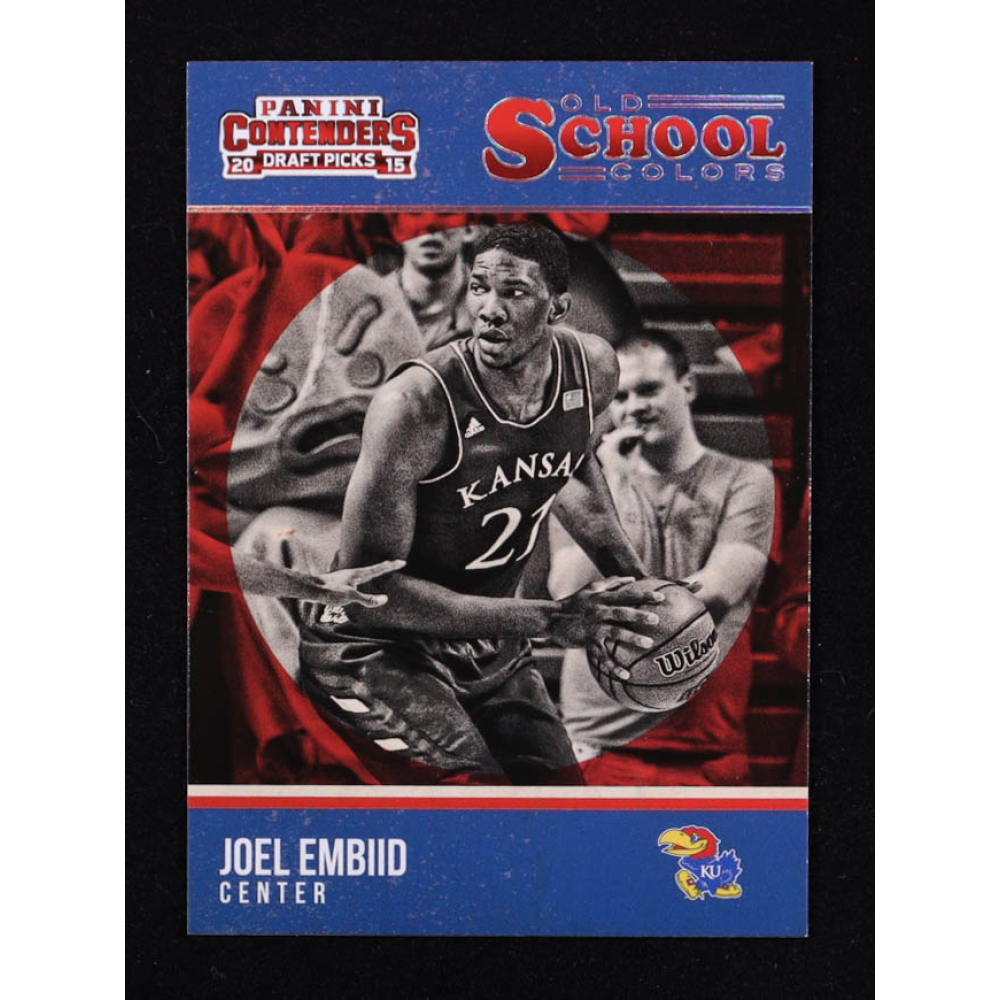 Joel Embiid 2015-16 Panini Contenders Draft Picks Old School Colors #50 at PristineAuction.com