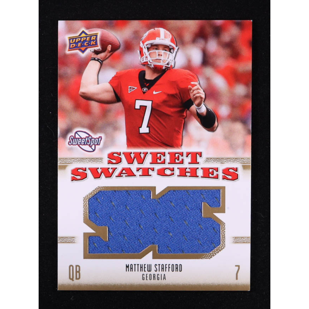Matthew Stafford 2010 Sweet Spot Sweet Swatches #SSW60 at PristineAuction.com