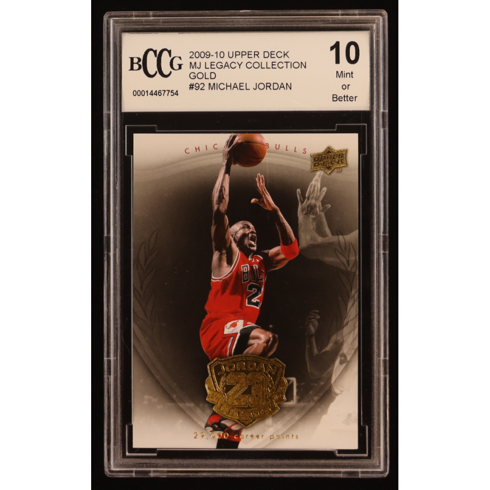 Michael Jordan 2009-10 Upper Deck Michael Jordan Legacy Collection Gold #92 (BCCG 10) at PristineAuction.com