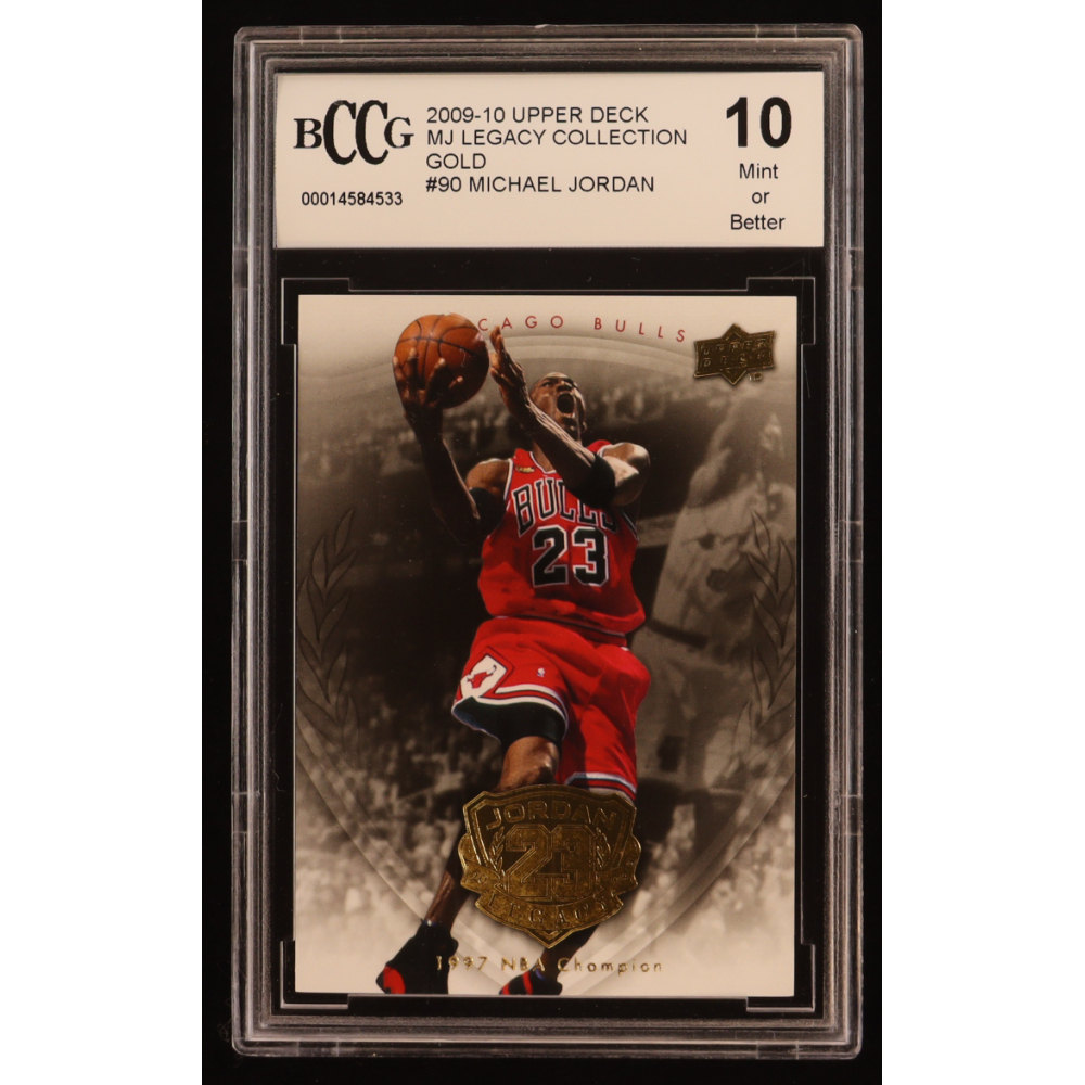 Michael Jordan 2009-10 Upper Deck Michael Jordan Legacy Collection Gold #90 (BCCG 10) at PristineAuction.com