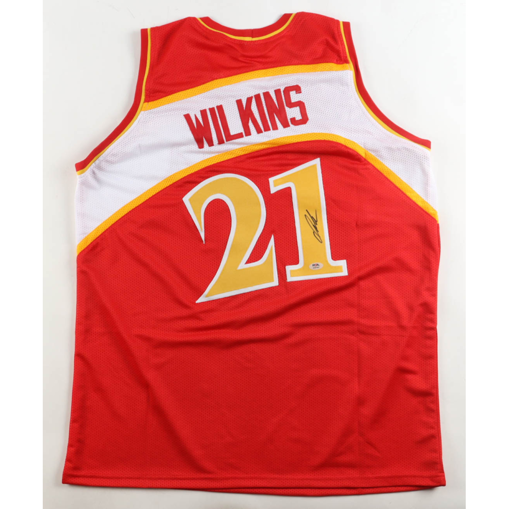 Dominique Wilkins Signed Jersey (PSA) at PristineAuction.com