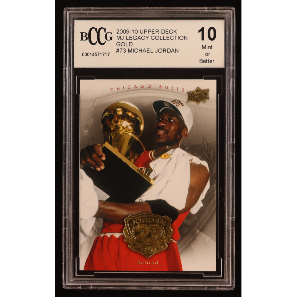 Michael Jordan 2009-10 Upper Deck Michael Jordan Legacy Collection Gold #73 (BCCG 10) at PristineAuction.com