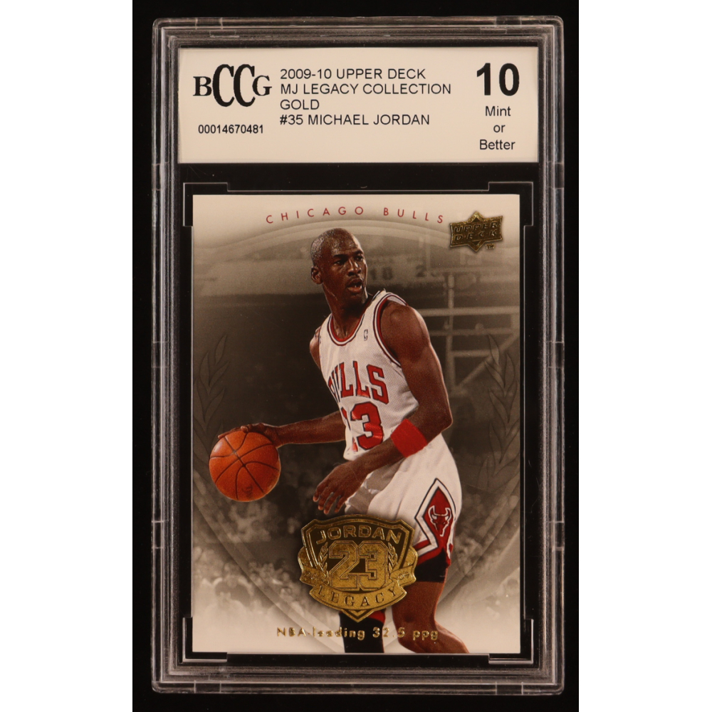Michael Jordan 2009-10 Upper Deck Michael Jordan Legacy Collection Gold #35 (BCCG 10) at PristineAuction.com
