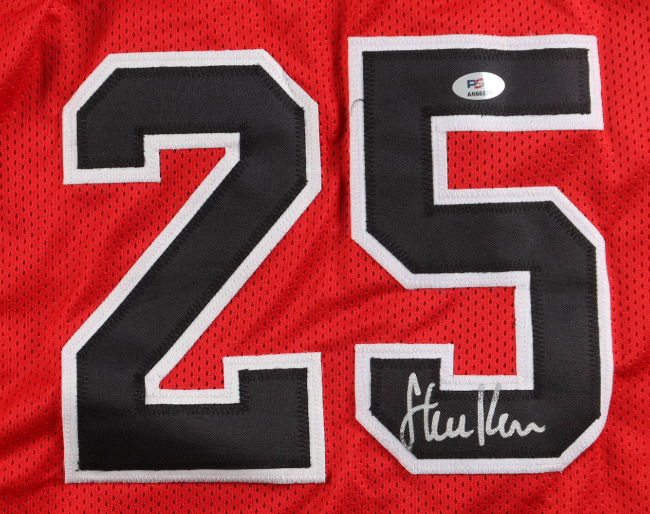 Steve Kerr Signed Jersey (PSA) at PristineAuction.com Steve Kerr Signed Jersey (PSA) at PristineAuction.com