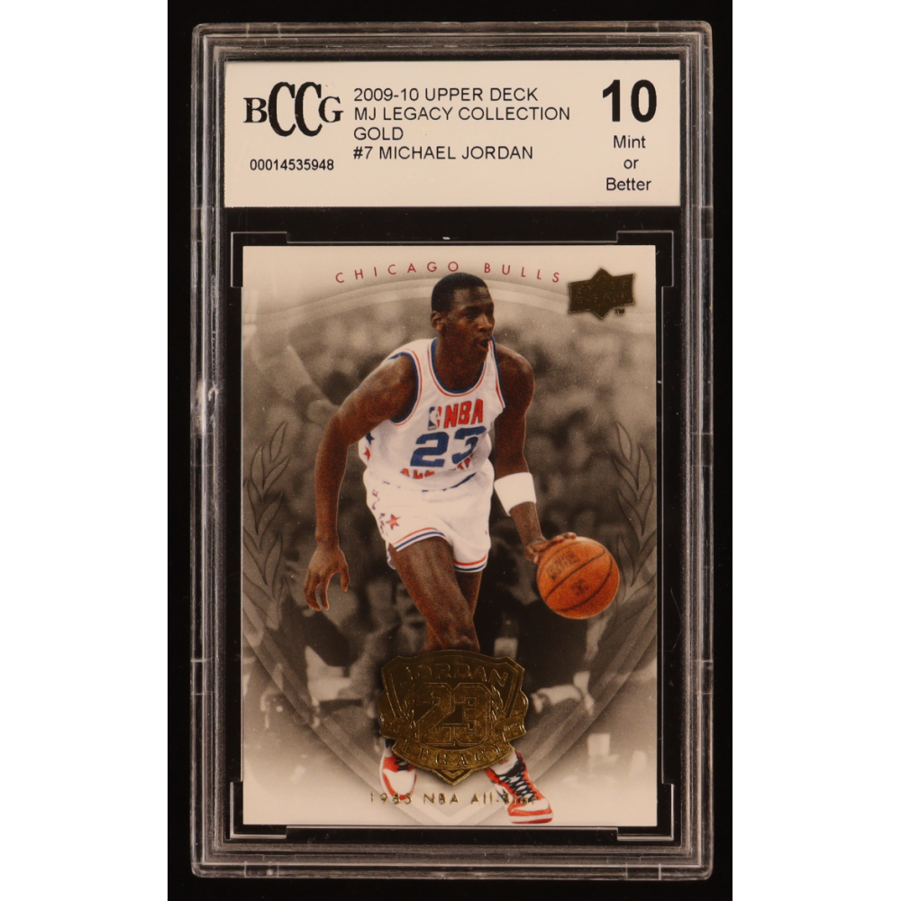 Michael Jordan 2009-10 Upper Deck Michael Jordan Legacy Collection Gold #7 (BCCG 10) at PristineAuction.com
