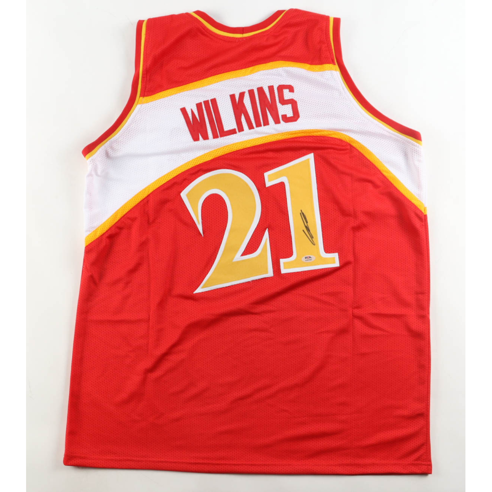 Dominique Wilkins Signed Jersey (PSA) at PristineAuction.com