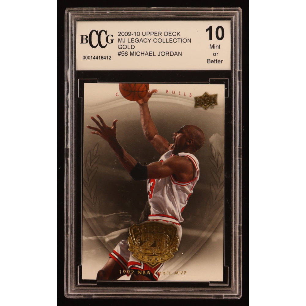 Michael Jordan 2009-10 Upper Deck Michael Jordan Legacy Collection Gold #56 (BCCG 10) at PristineAuction.com