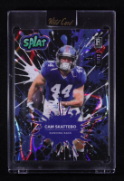 Cam Skattebo 2025 Wild Card Splat Background 1 Blue Lava #SBBLU01-CS #11/12 RC at PristineAuction.com