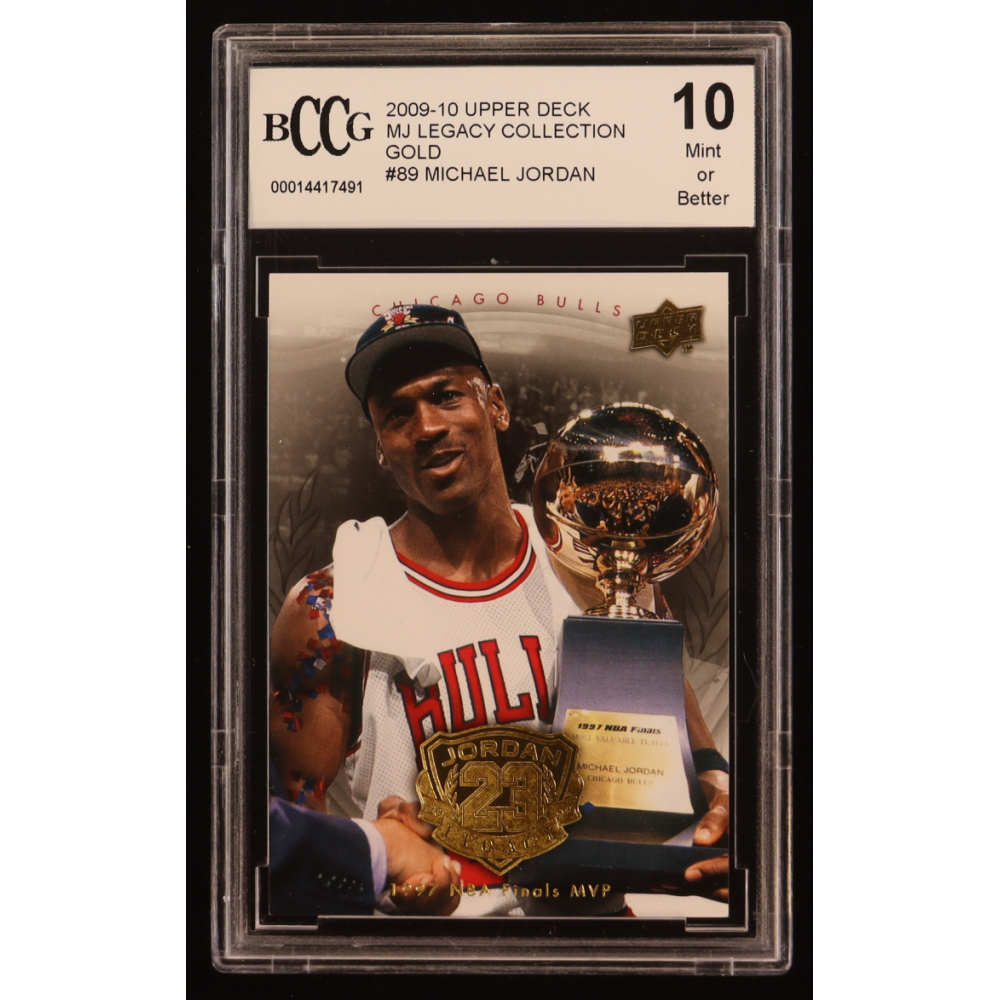 Michael Jordan 2009-10 Upper Deck Michael Jordan Legacy Collection Gold #89 (BCCG 10) at PristineAuction.com