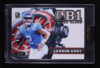 Jaxson Dart 2024 Wild Card QB1 On The Clock White Red Rainbow Foil #OCW-WH-JD2 #03/10 RC at PristineAuction.com