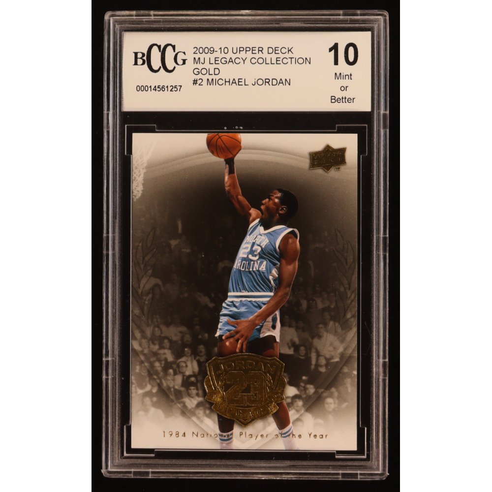 Michael Jordan 2009-10 Upper Deck Michael Jordan Legacy Collection Gold #2 (BCCG 10) at PristineAuction.com