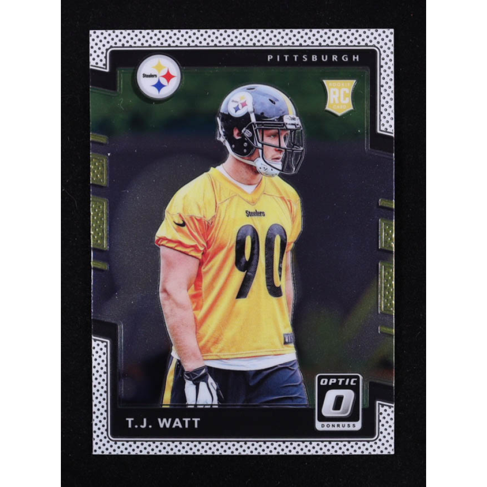 T.J. Watt 2017 Donruss Optic #122 RC at PristineAuction.com