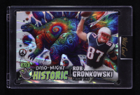 Rob Gronkowski 2024 Wild Card Dino-Might Pre-Historic Stegosaurus Blue Ray Wave #PHSTG3-RG #2/2 at PristineAuction.com