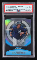 Gary Sanchez 2011 Bowman Chrome Futures Refractors Die Cut #14 (PSA 8) at PristineAuction.com