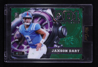 Jaxson Dart 2024 Wild Card QB1 On The Clock Green Purple Crystal #OCW-GN-JD2 #02/10 RC at PristineAuction.com