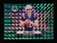 Drake Maye 2024 Panini Mosaic Mosaic Green #273 DEB RC at PristineAuction.com