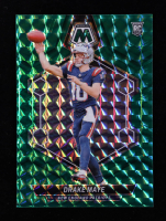 Drake Maye 2024 Panini Mosaic Mosaic Green #303 RC at PristineAuction.com