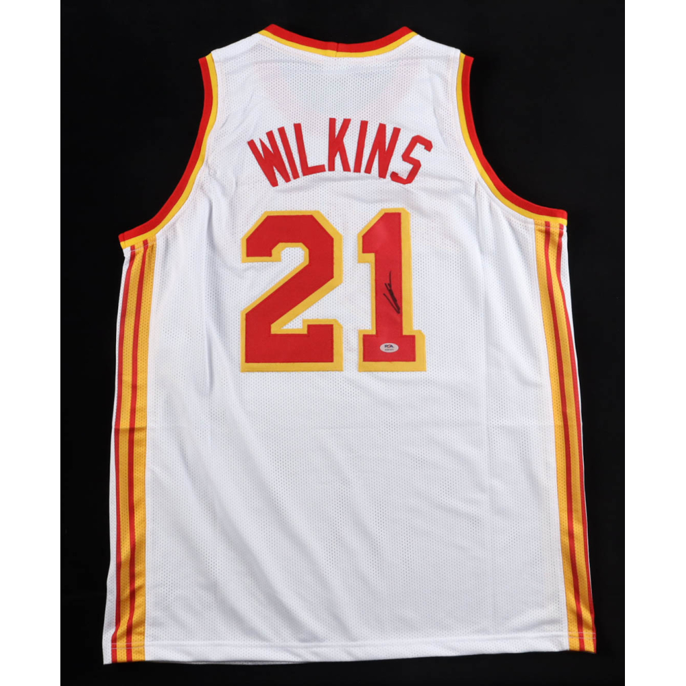 Dominique Wilkins Signed Jersey (PSA) at PristineAuction.com