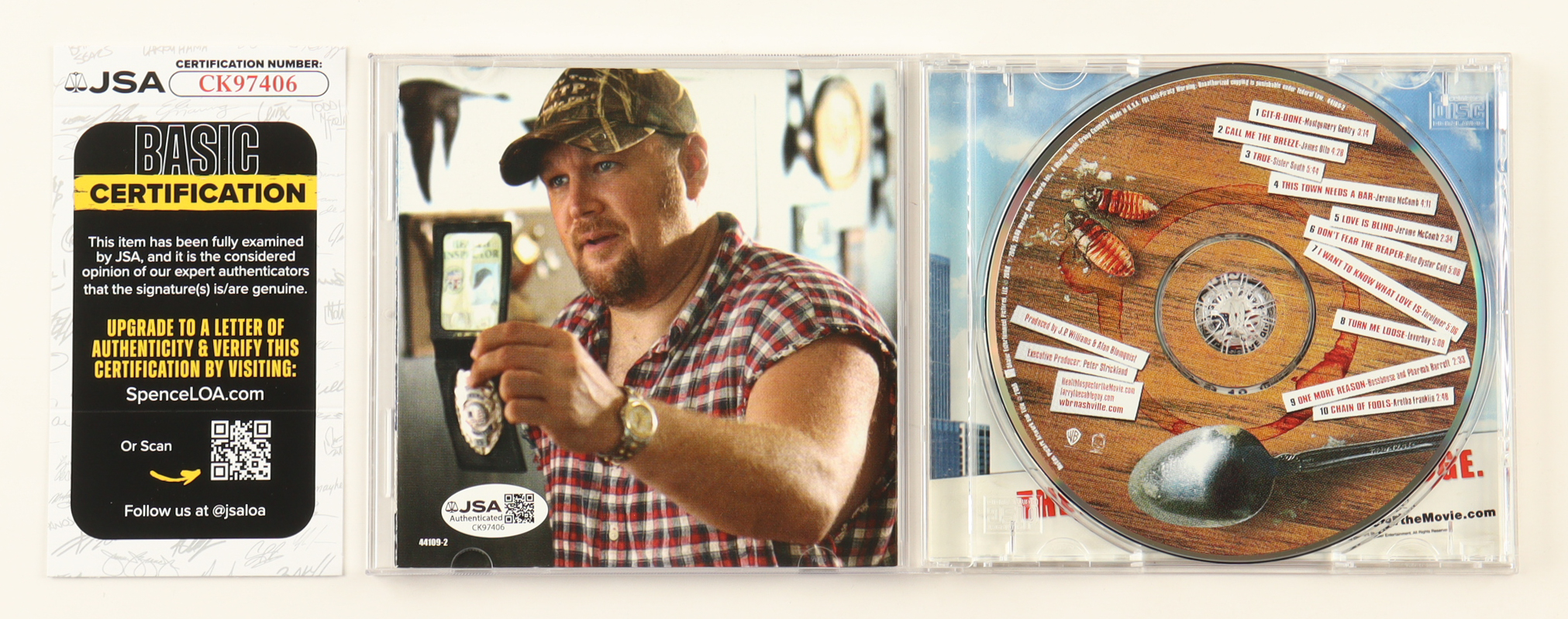 Larry the Cable Guy Signed "Health Inspector" CD Album (JSA) at PristineAuction.com Larry the Cable Guy Signed "Health Inspector" CD Album (JSA) at PristineAuction.com