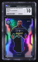 Ronaldo 2024-25 DAKA Inter Milan Holocene Jerseys Silver #HOJSY14A #34/45 (CGC 10) at PristineAuction.com