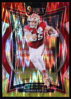 George Kittle 2024 Select Prizm Red and Yellow Shock #58 at PristineAuction.com