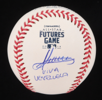 Andres Gimenez Signed OML 2018 All-Star Futures Game Logo Baseball Inscribed "Viva Venezuela" (JSA & USA SM) at PristineAuction.com