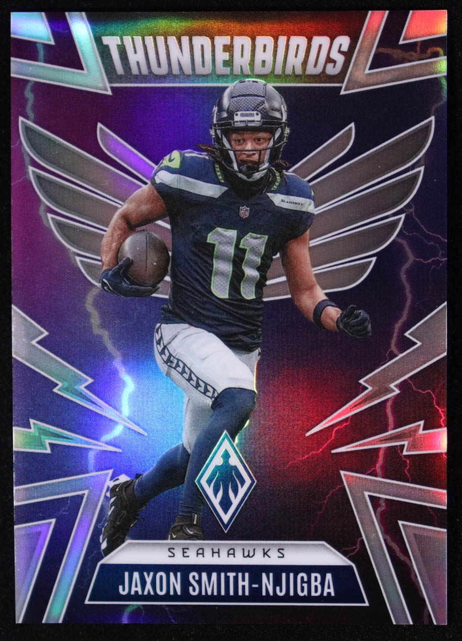 Jaxon Smith-Njigba 2025 Panini Phoenix Thunderbirds #46 at PristineAuction.com Jaxon Smith-Njigba 2025 Panini Phoenix Thunderbirds #46 at PristineAuction.com
