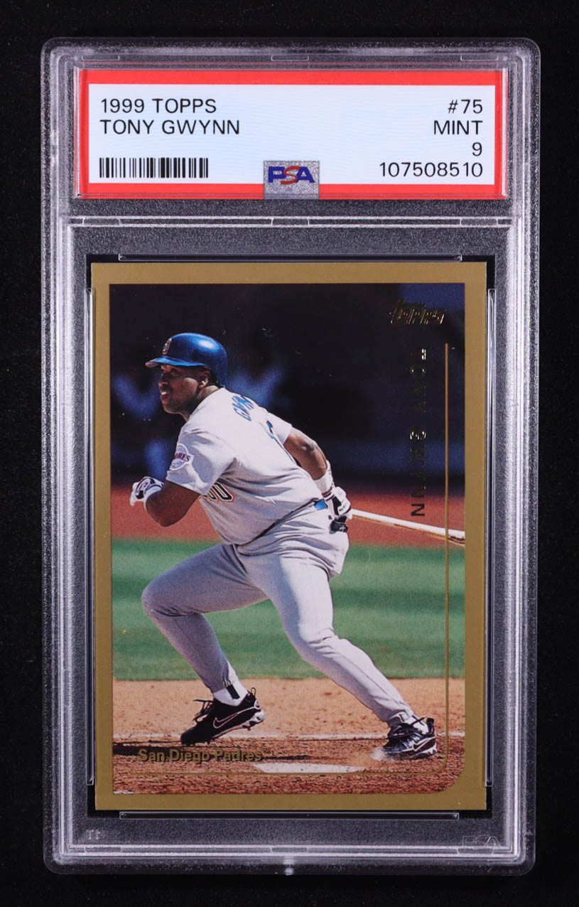 Tony Gwynn 1999 Topps #75 (PSA 9) at PristineAuction.com Tony Gwynn 1999 Topps #75 (PSA 9) at PristineAuction.com